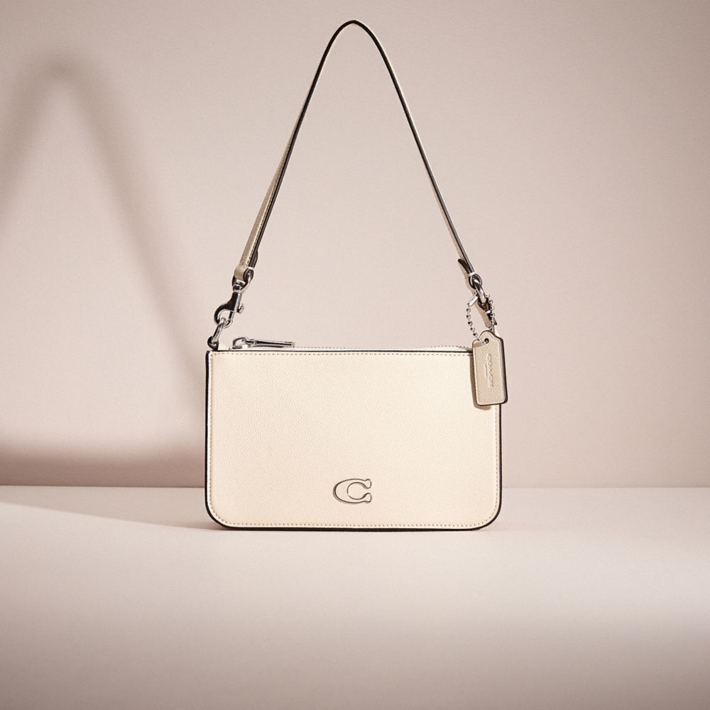 Coach Restored Pouch Bag With Signature Canvas